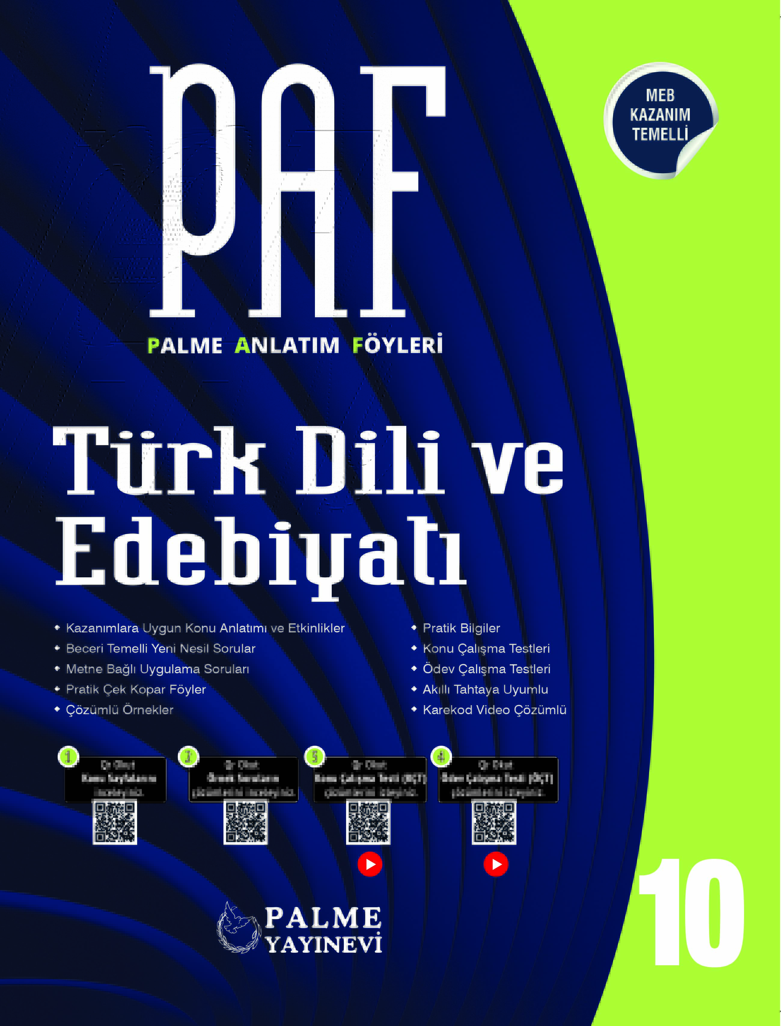 10. Sınıf Türk Dili ve Edebiyatı Paf kapak görseli